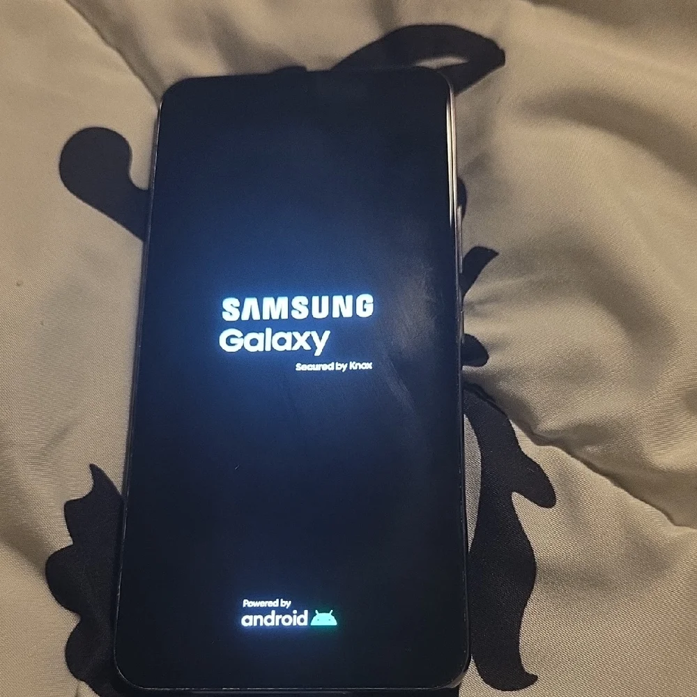 Samsung Galaxy Smartphone with Black Display